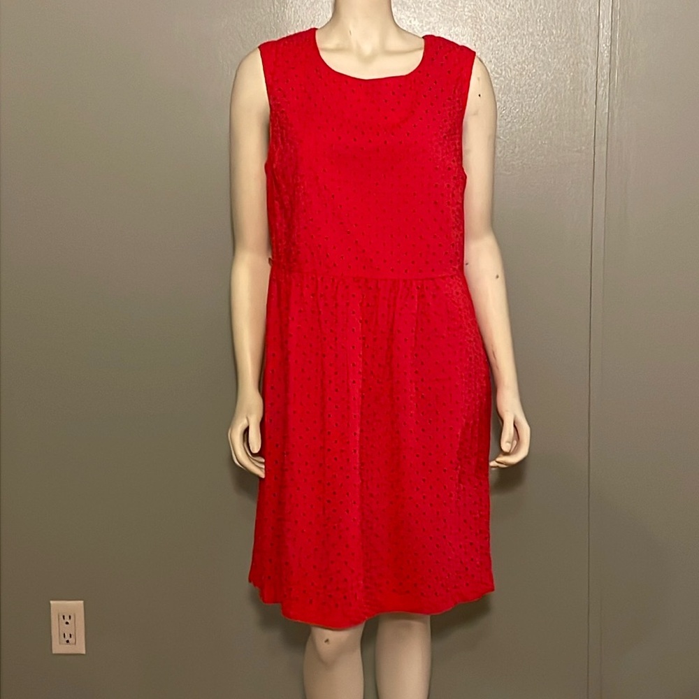 George, eyelet lace, midi dress. Size 16